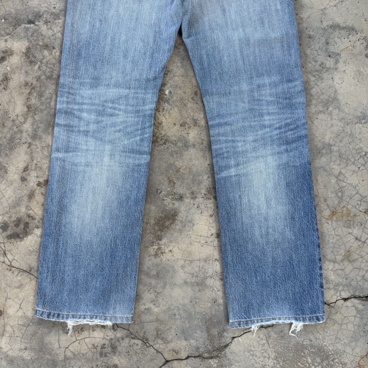 Japanese Brand W30 VINTAGE JAPANESE MUD WASH FADED RIPPED JEAN DENIM PANTS Size US 30 / EU 46 - 9 Thumbnail