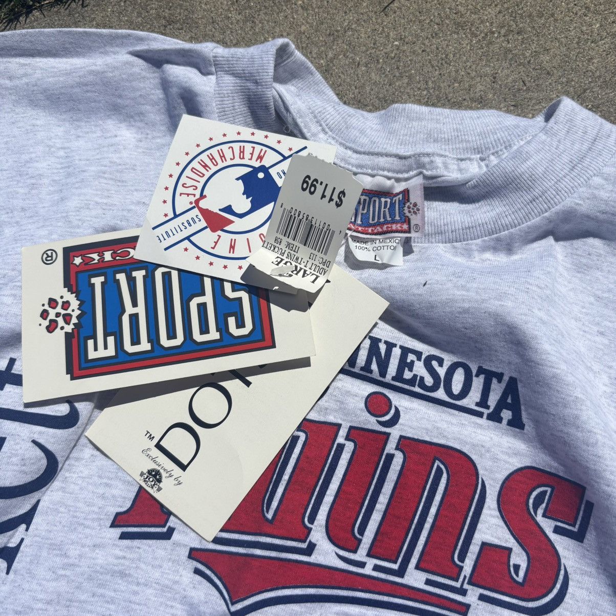 MLB × Vintage Vintage Deadstock NOS Kirby Puckett MN Twins Shirt Size US XL / EU 56 / 4 - 3 Thumbnail