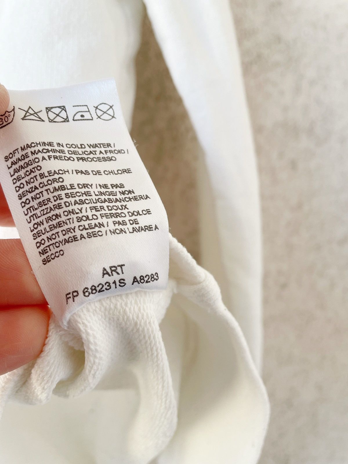 Pierre Balmain Pierre Balmain Big Logo White Women Sweatshirt Size 40/L Size L / US 10 / IT 46 - 9 Thumbnail