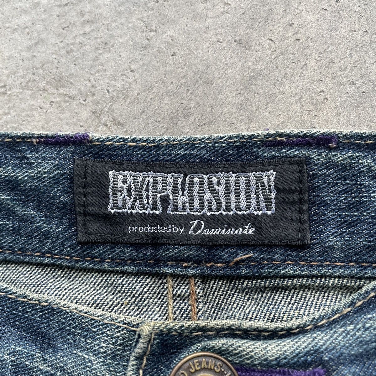 Japanese Brand × Jean Rare🔥 Vintage Japanese Double Waist Denim Jeans Pants W31 Size US 31 - 7 Thumbnail
