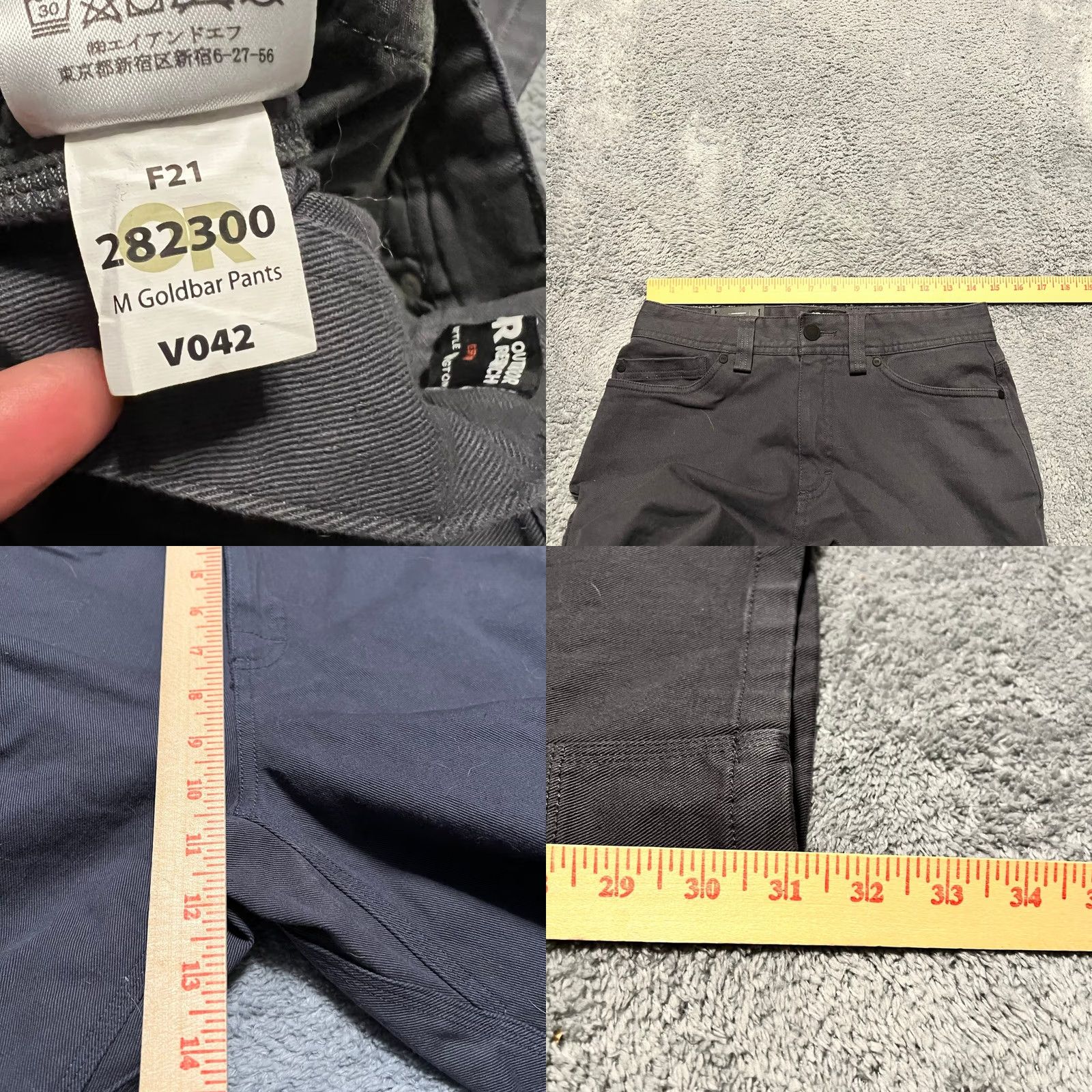 Outdoor Research Outdoor Research Goldbar Pants Mens 28 Gray Canvas Hiking Gorp Mens Regular 28 Inseam 31 Chino 29x31 Size US 28 / EU 44 - 8 Thumbnail