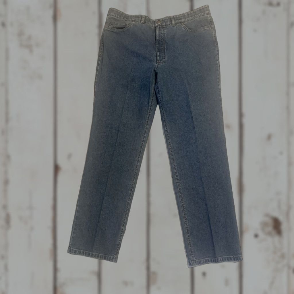 Denime HILTIL Jeans 40x32 Mens Blue Denim Straight Relaxed Fit Casual Size US 34 / EU 50 - 1 Thumbnail