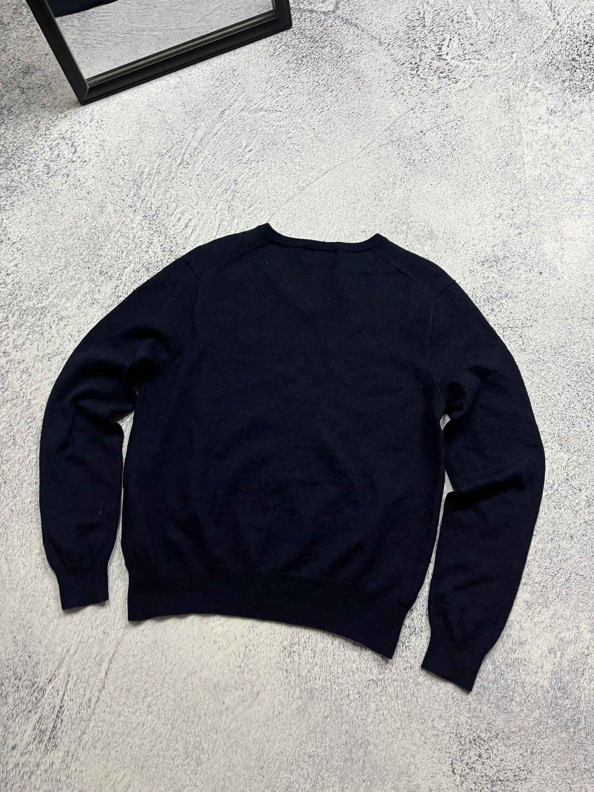 Polo Ralph Lauren × Vintage Luxury Polo Ralph Lauren V-Neck Jumper Merino Wool Sweater Size L / US 10 / IT 46 - 8 Thumbnail
