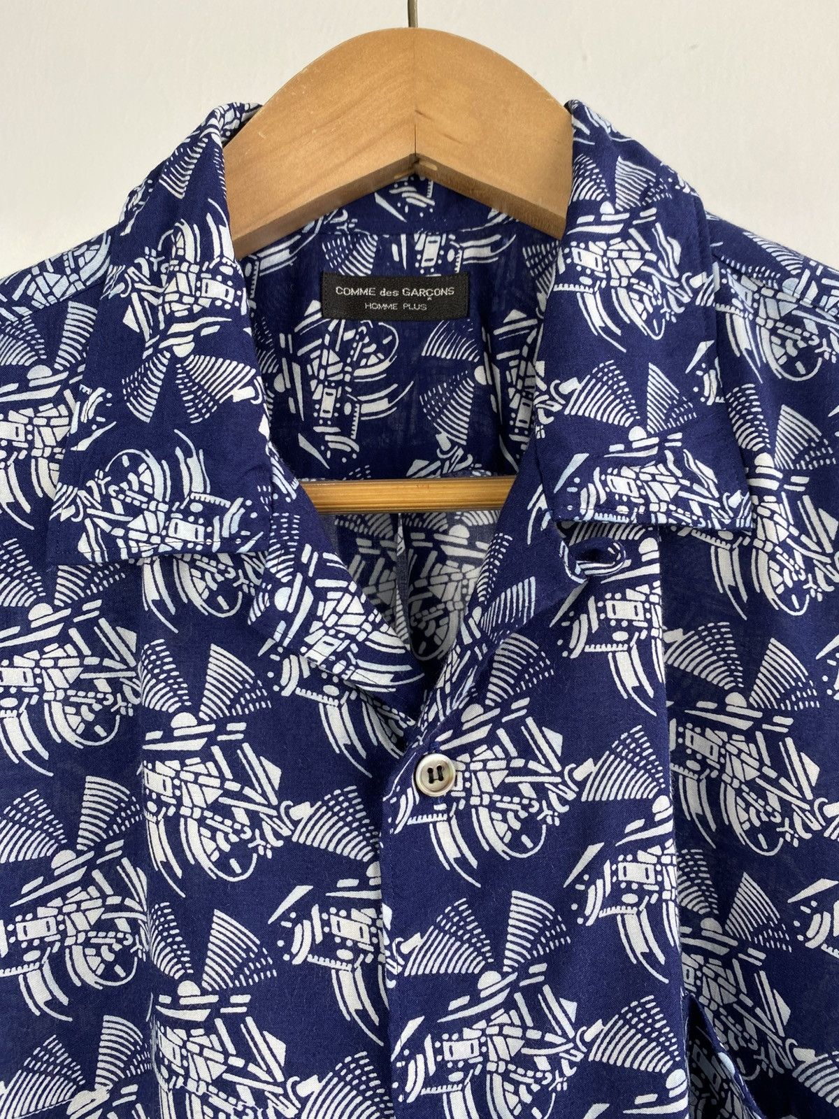 Comme des Garcons Homme Plus Vintage 90’s Comme des Garcons Homme plus Rayon Shirt Size US XL / EU 56 / 4 - 4 Thumbnail