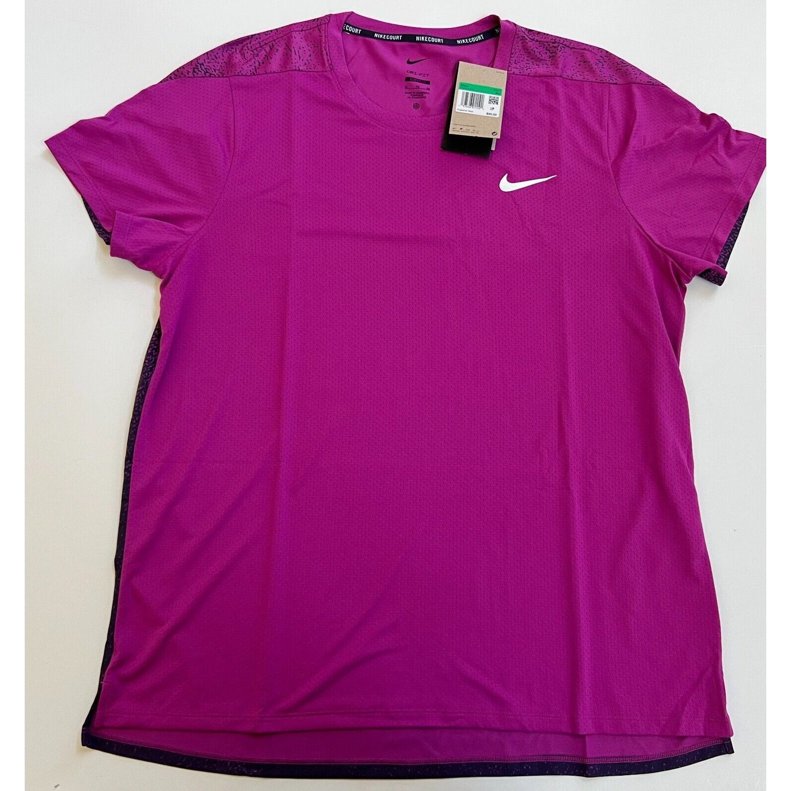 Nike Court Slim Fit Tennis T-Shirt FQ2018-518 Men's Size XL