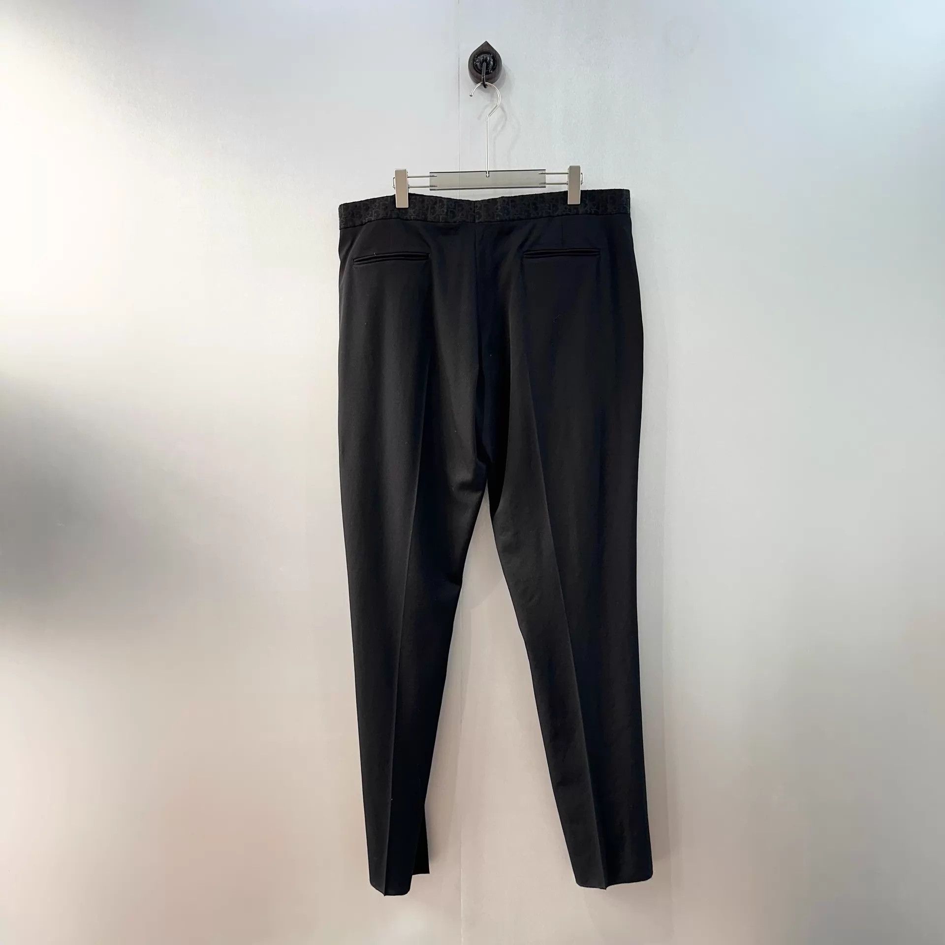 Dior Dior All-over Dark Pattern Tailored Trousers Size US 42 / EU 58 - 2 Thumbnail