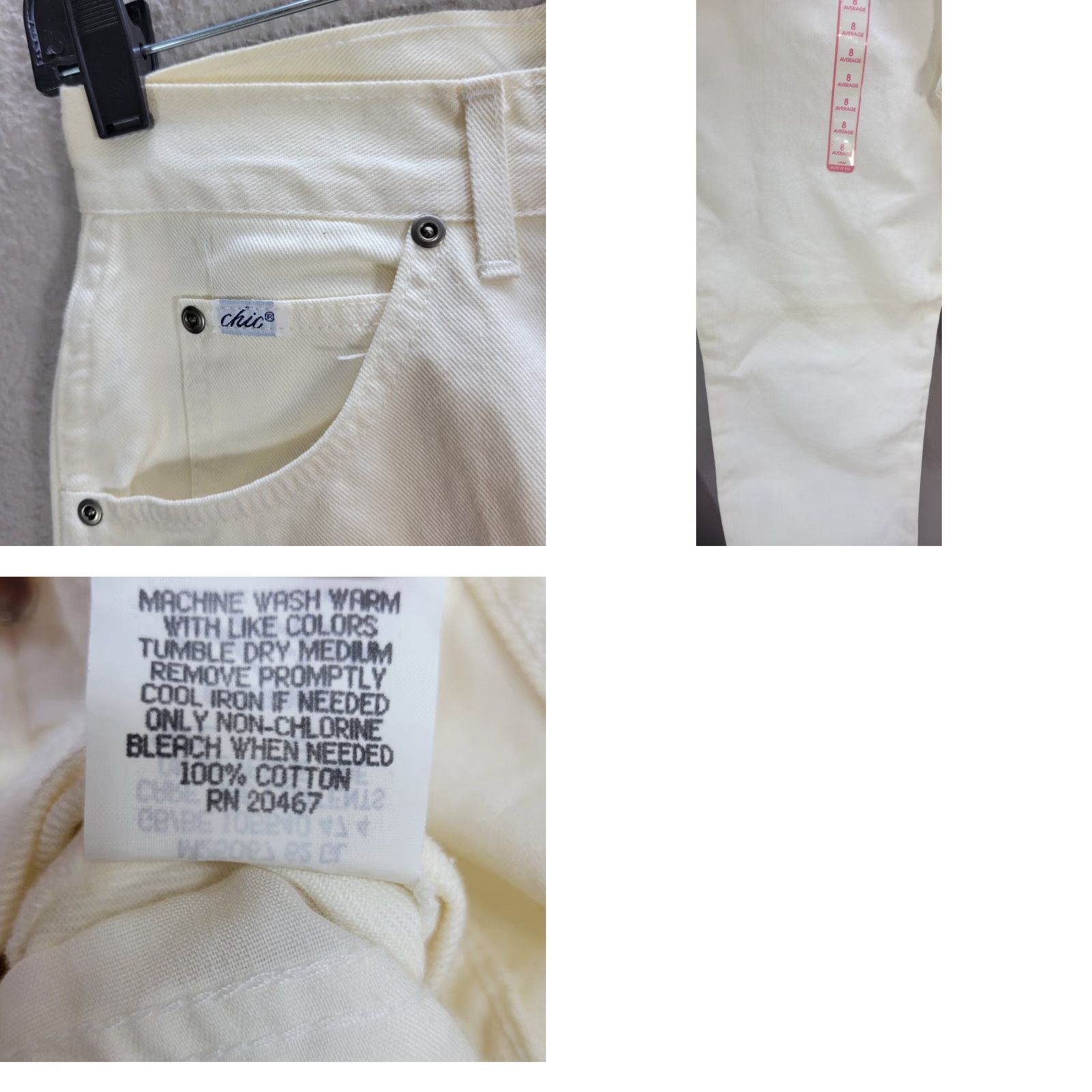 Vintage VINTAGE CHIC Jeans Shirt? Size 30" / US 8 / IT 44 - 8 Thumbnail