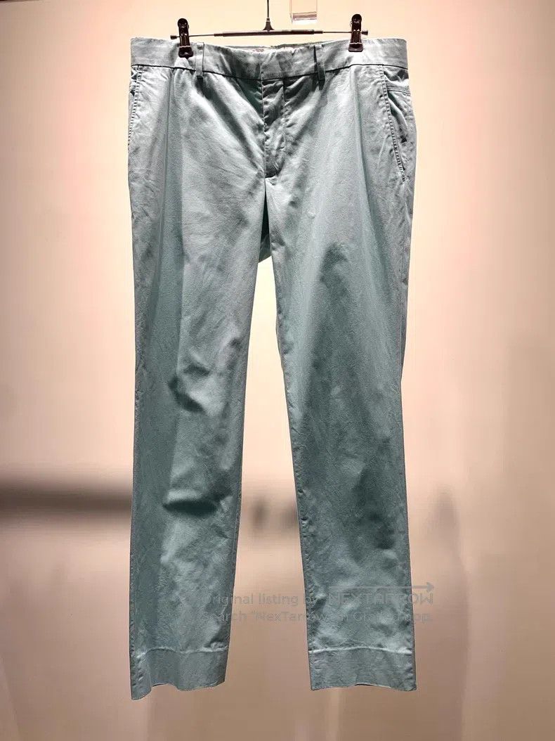 Hermes Hermes Solid Color Mid Rise Zipper Straight Leg Casual Pan Size US 44 / EU 60 - 1 Thumbnail