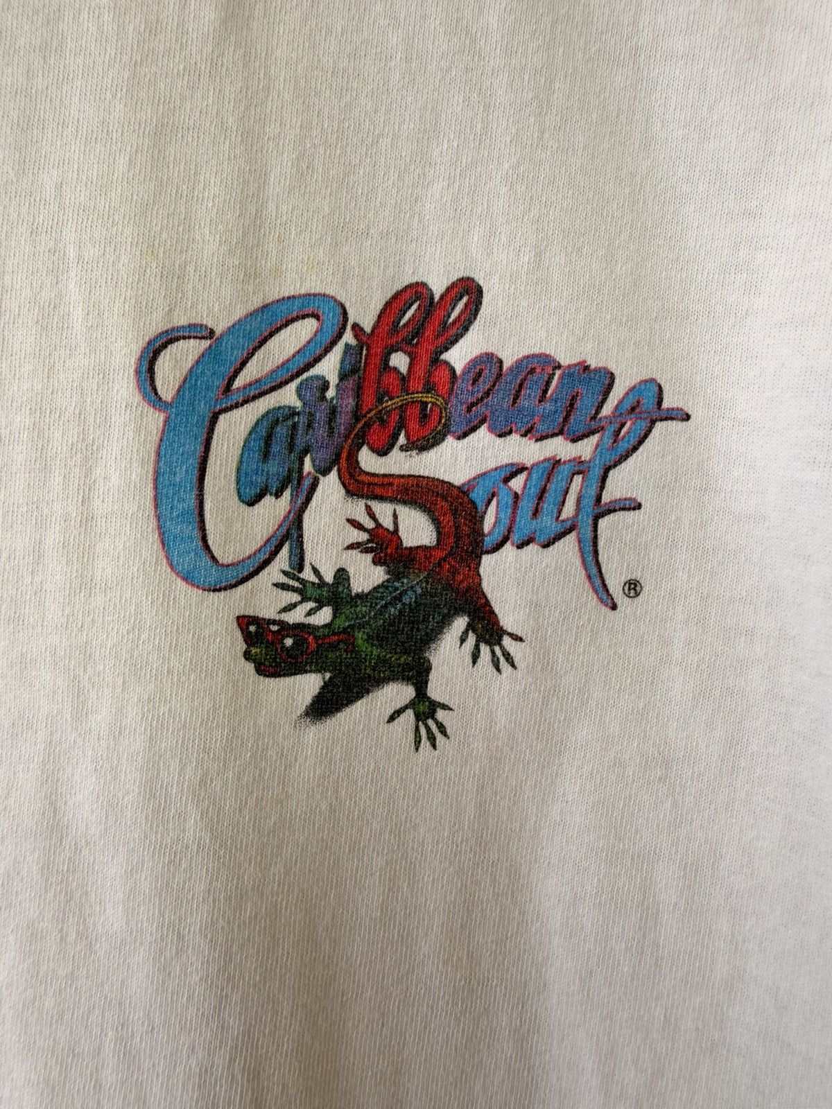 Caribbean Vintage 1998 Caribbean Soul "Parrot Pool Party" T-Shirt Size US XL / EU 56 / 4 - 6 Thumbnail