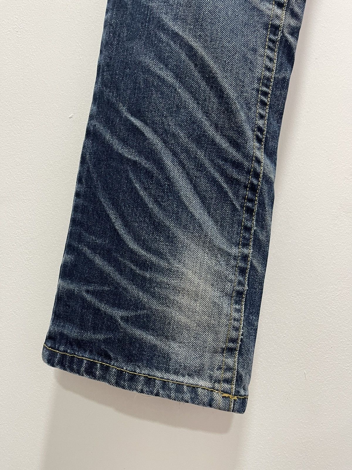 Japanese Brand × Vintage VINTAGE LOLITA EMBROIDERY DISTRESSED DENIM JEANS Size 28" / US 6 / IT 42 - 11 Thumbnail