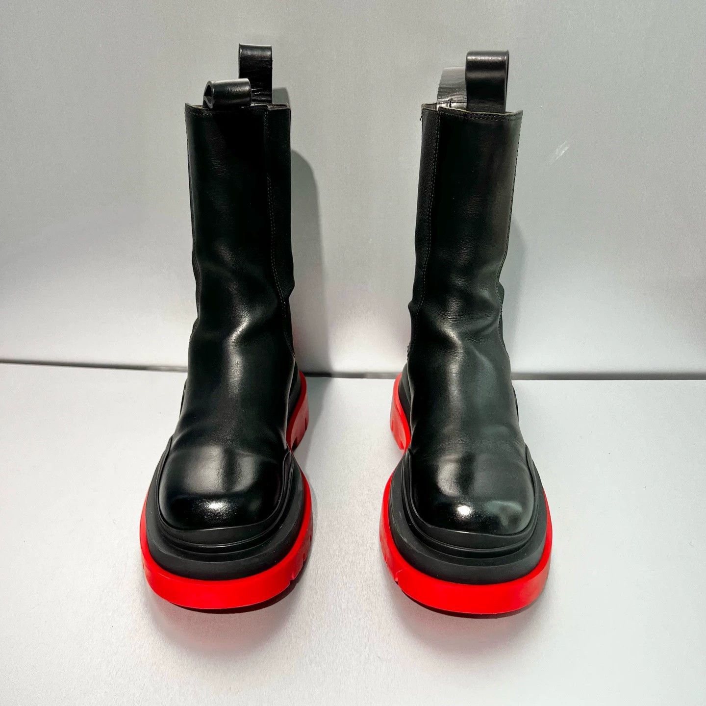 Bottega Veneta 【Bottega Veneta】Bv High-top Red Sole Smoking Boots Size US 5.5 / IT 35.5 - 1 Thumbnail