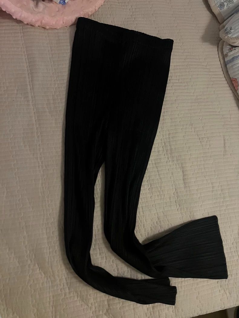 Issey Miyake issey miyake size:4 Black pleated pants Size 42" / US 20 - 2 Thumbnail