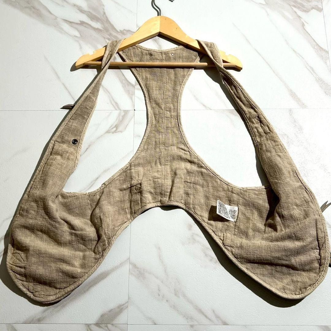 14th Addiction 14th Addiction Linen Sheepskin Vest Size US M / EU 48-50 / 2 - 2 Thumbnail