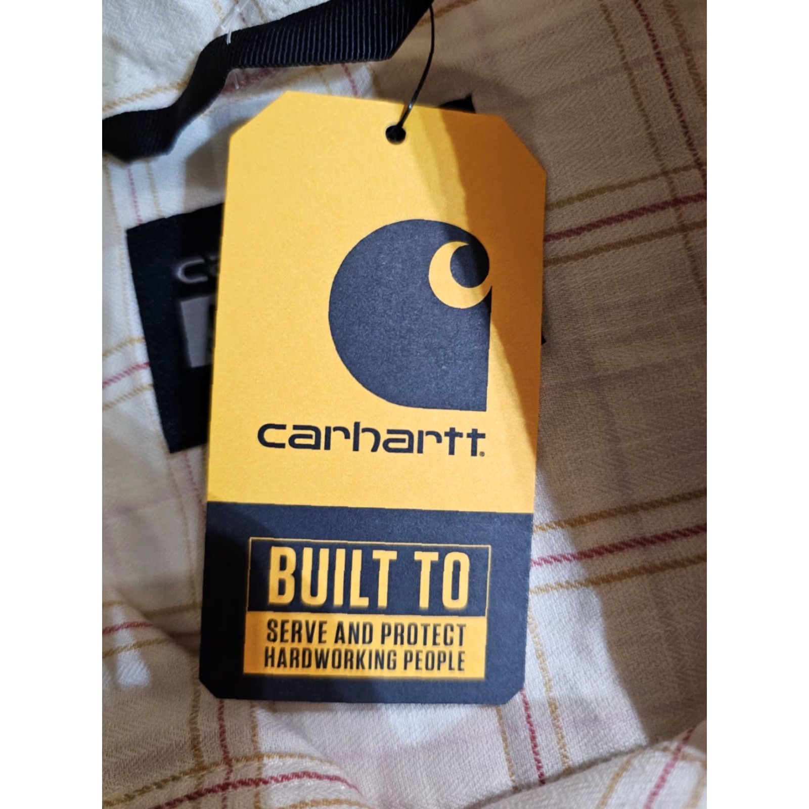 Carhartt Carhartt Shirt Womens Plaid Button Down Lightweight Loose Fit Sz Med (8-10) Size M / US 6-8 / IT 42-44 - 7 Thumbnail