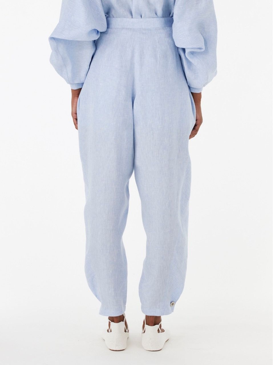 Loro Piana o1srvl11e0424 Trouser in Sky Blue Size 32" / US 10 / IT 46 - 2 Thumbnail