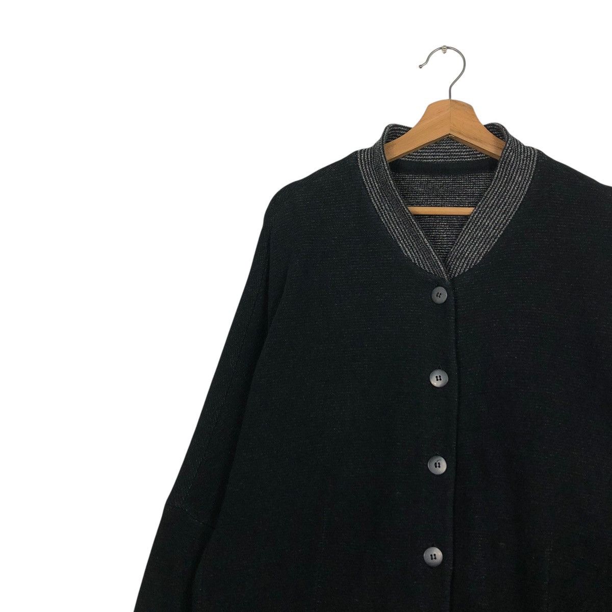 Japanese Brand 🔥VINTAGE BOMBER JACKET LE INDIGO PUR ISSEY MIYAKE Size US M / EU 48-50 / 2 - 9 Thumbnail
