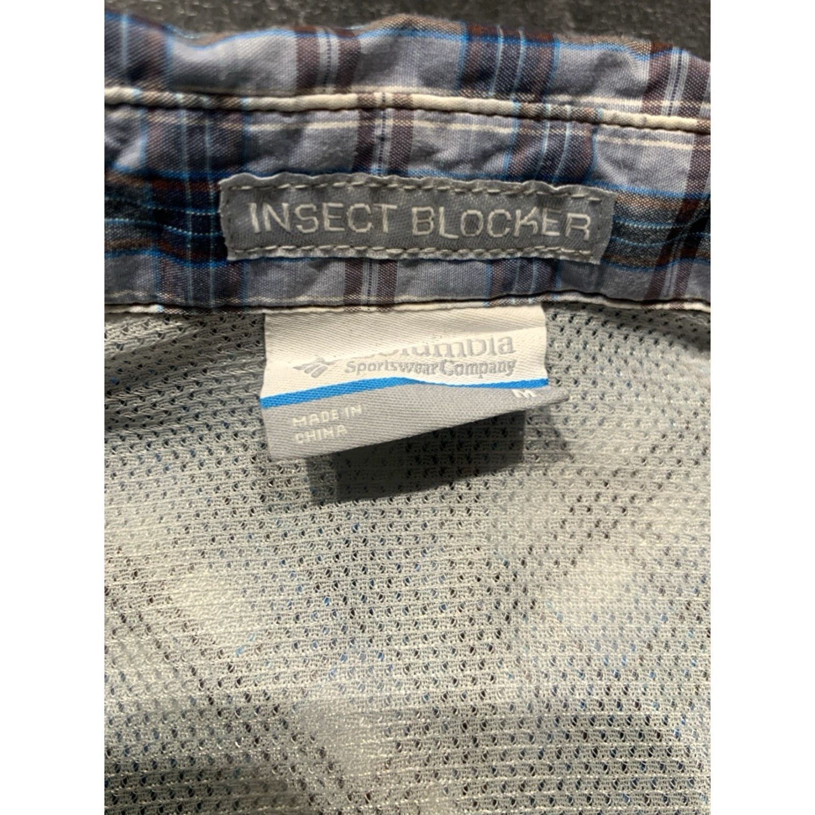 Vintage Columbia Men’s Plaid Shirt Long Sleeve Button-Up Outdoor Fishing All Seasons UV Protection Medium Gray Size US M / EU 48-50 / 2 - 5 Thumbnail