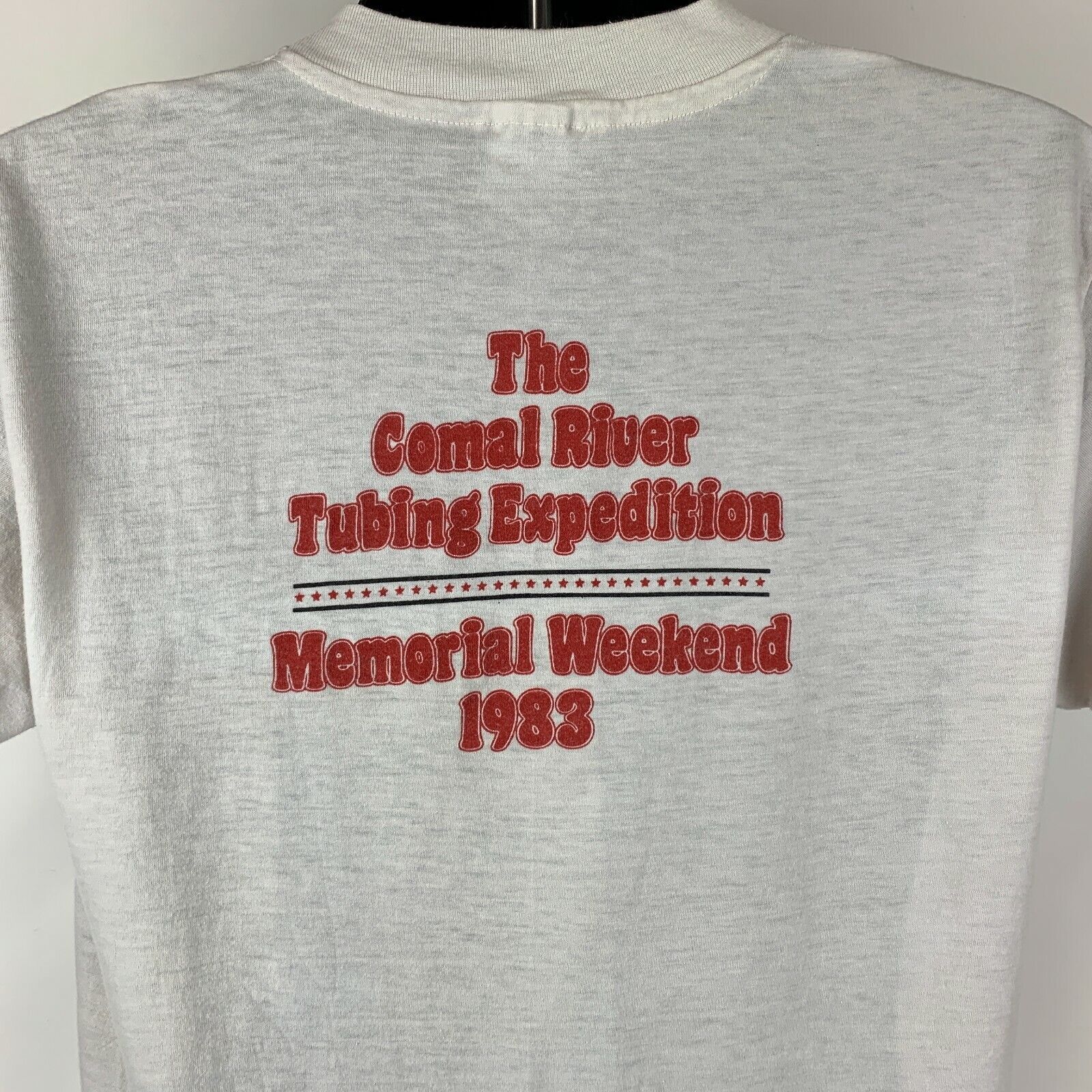 Hanes Vintage 80s Don't Touch My Tubes Comal River T Shirt L Large Size US L / EU 52-54 / 3 - 5 Thumbnail