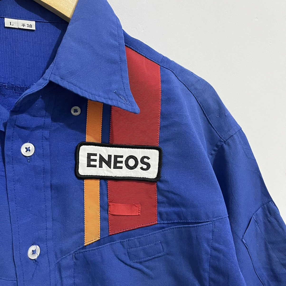 Japanese Brand Vintage Eneos Racing Work Shirt Size US L / EU 52-54 / 3 - 5 Thumbnail