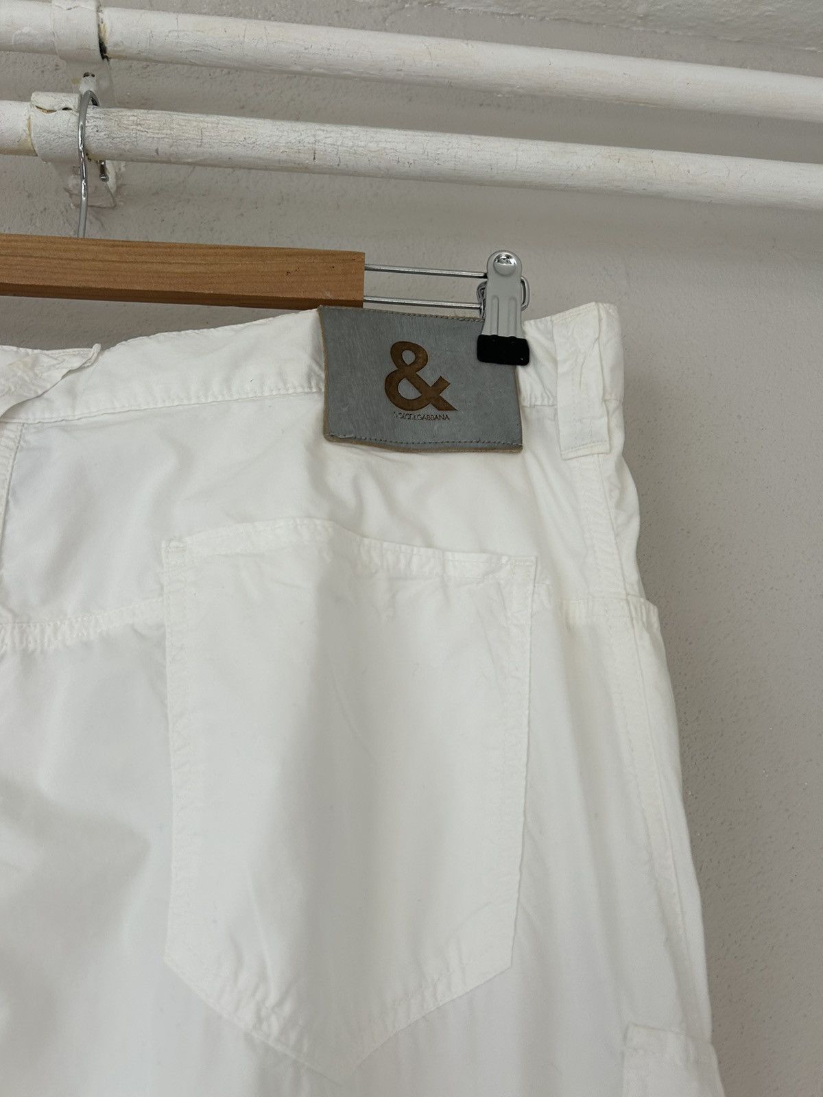Dolce & Gabbana White Cargo Pants Size US 36 / EU 52 - 12 Thumbnail