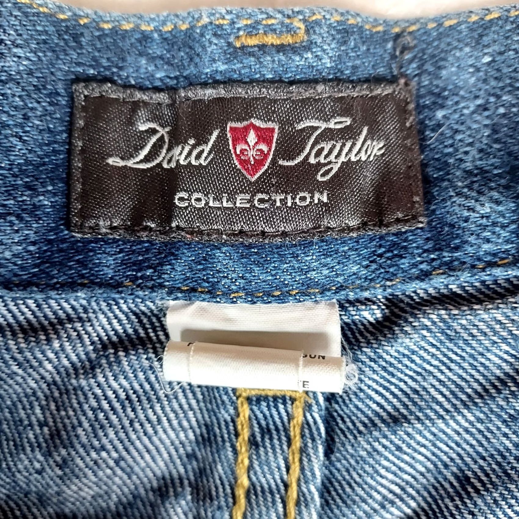 Vintage David Taylor Mens Jeans 40x32 Blue Comfort Fit Straight 5-Pocket Denim High Rise Regular Rise Vintage No Size US 40 / EU 56 - 5 Thumbnail