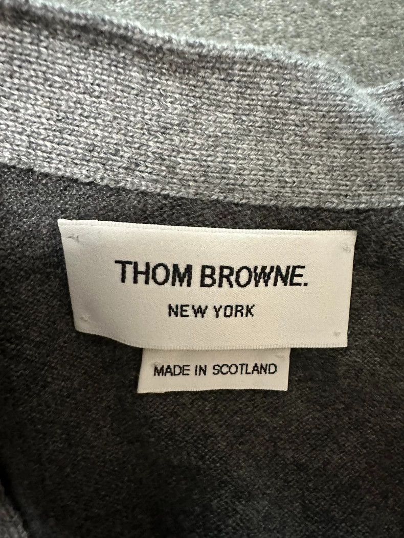 Thom Browne Thom BrowneStitching illusion cashmere cardigan pullover s Size US XL / EU 56 / 4 - 5 Thumbnail