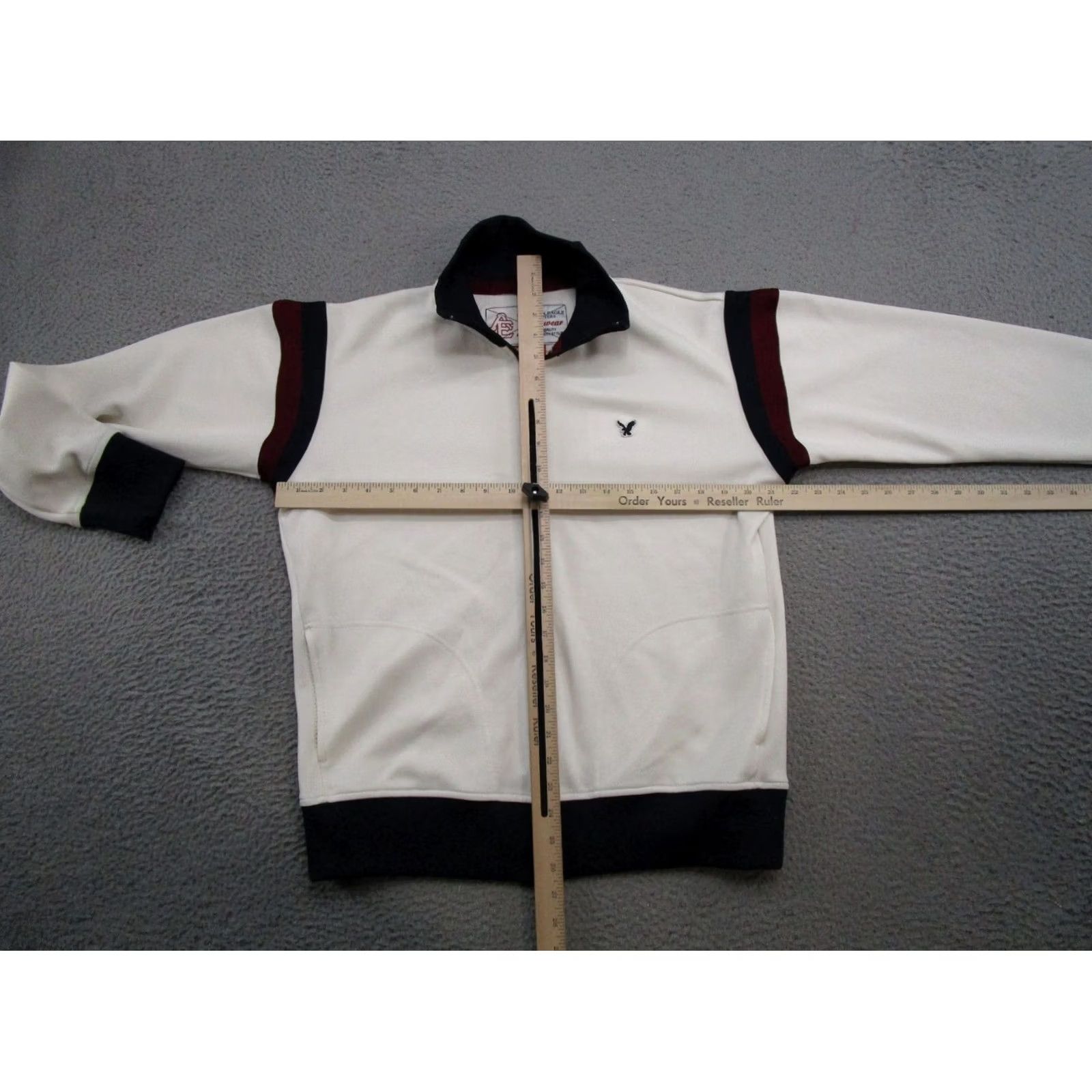 American Eagle Outfitters American Eagle Outfitters Jacket Mens Size M Full Zip Track Sweater AE Eagle Y2K Size US M / EU 48-50 / 2 - 5 Thumbnail