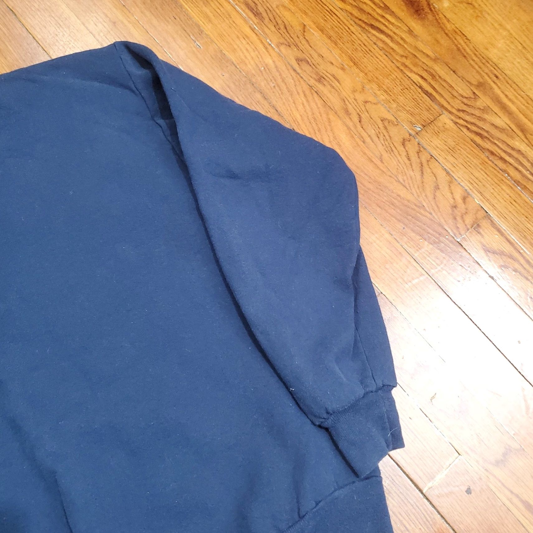 Jerzees VINTAGE Jerzees Sweatshirt Mens XL Blue Made USA Fleece Blank Crewneck 90s Size US XL / EU 56 / 4 - 3 Thumbnail