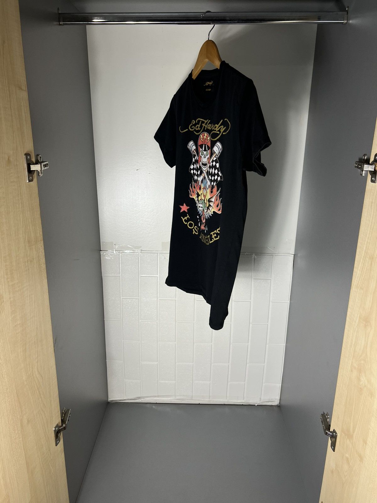 Ed Hardy VINTAGE EX HARDY BY CHRISTIAN PISTON HEAD DESIGNER Y2K 90s Size US M / EU 48-50 / 2 - 11 Thumbnail