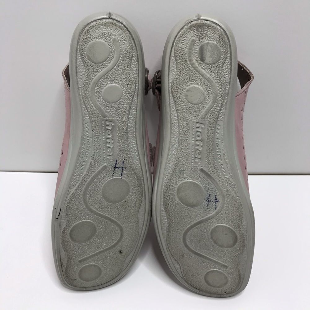 Other Hotter Comfort Easy Pink Nubuck Leather Ankle Strap Wedge Sa Size US 8.5 / IT 38.5 - 8 Thumbnail