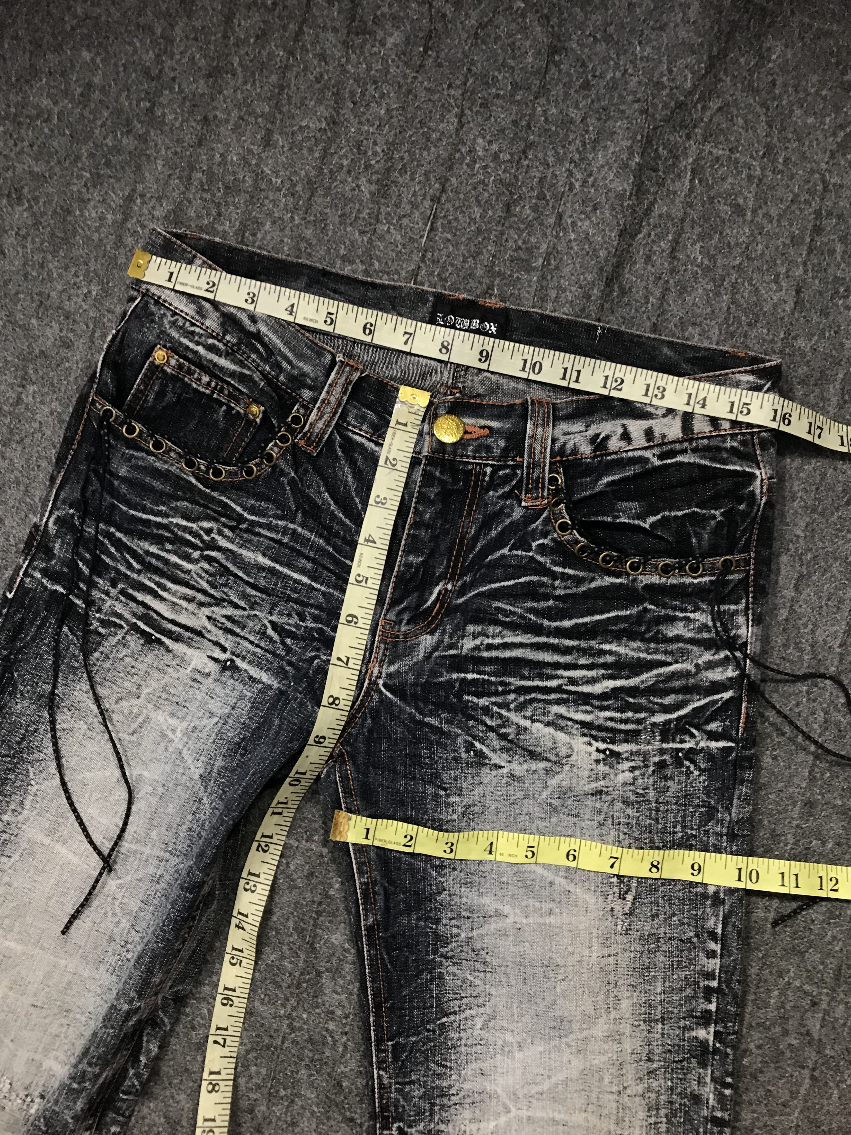 Japanese Brand × LOWBOX Vintage Japanese Brand Lowbox Light Wash Denim Design Size US 32 / EU 48 - 16 Thumbnail
