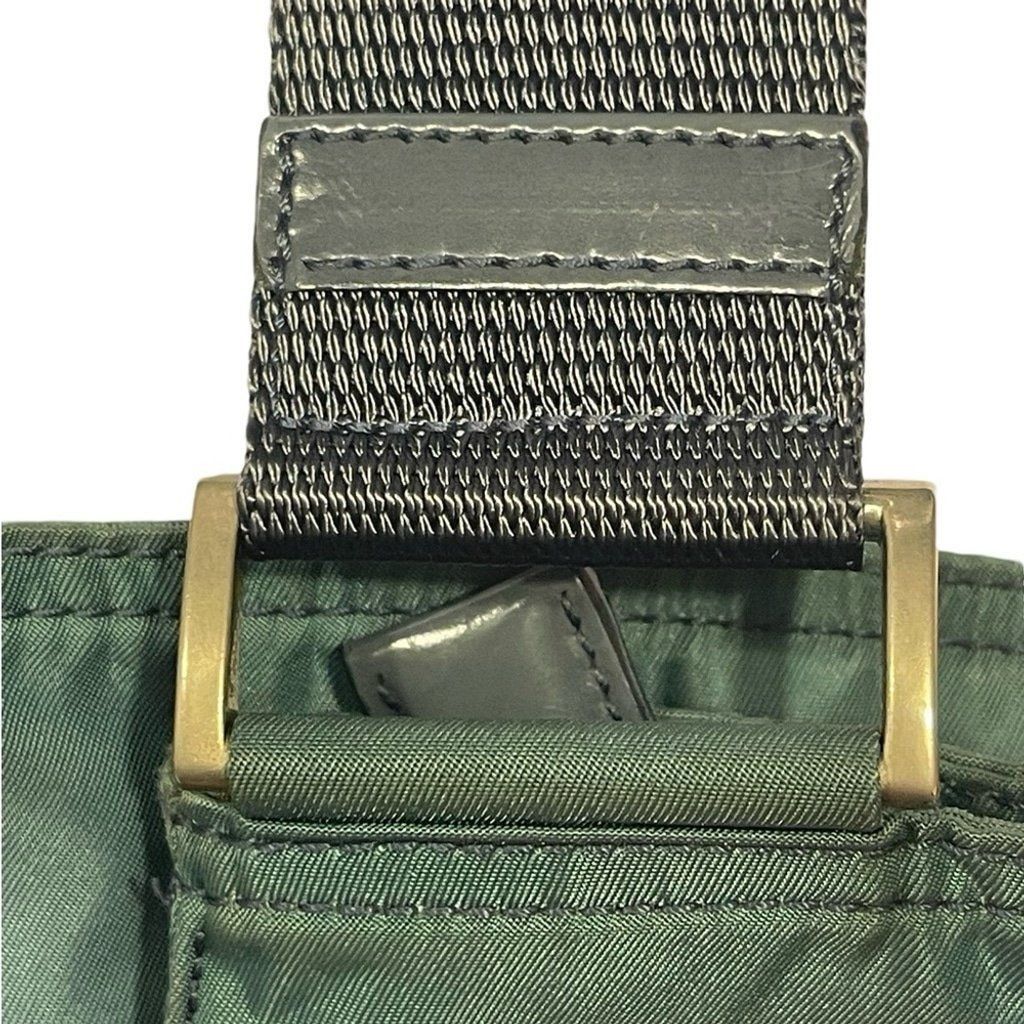 Prada Authentic PRADA Blue/Green Nylon Shoulder Crossbody Bag Adju Size ONE SIZE - 8 Thumbnail