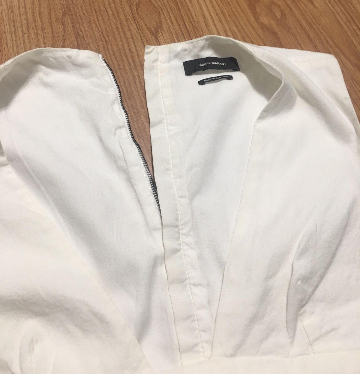Isabel Marant Isabel Marant Imba White Linen blend Mini Dress Size EU 40 Size S / US 4 / IT 40 - 7 Thumbnail