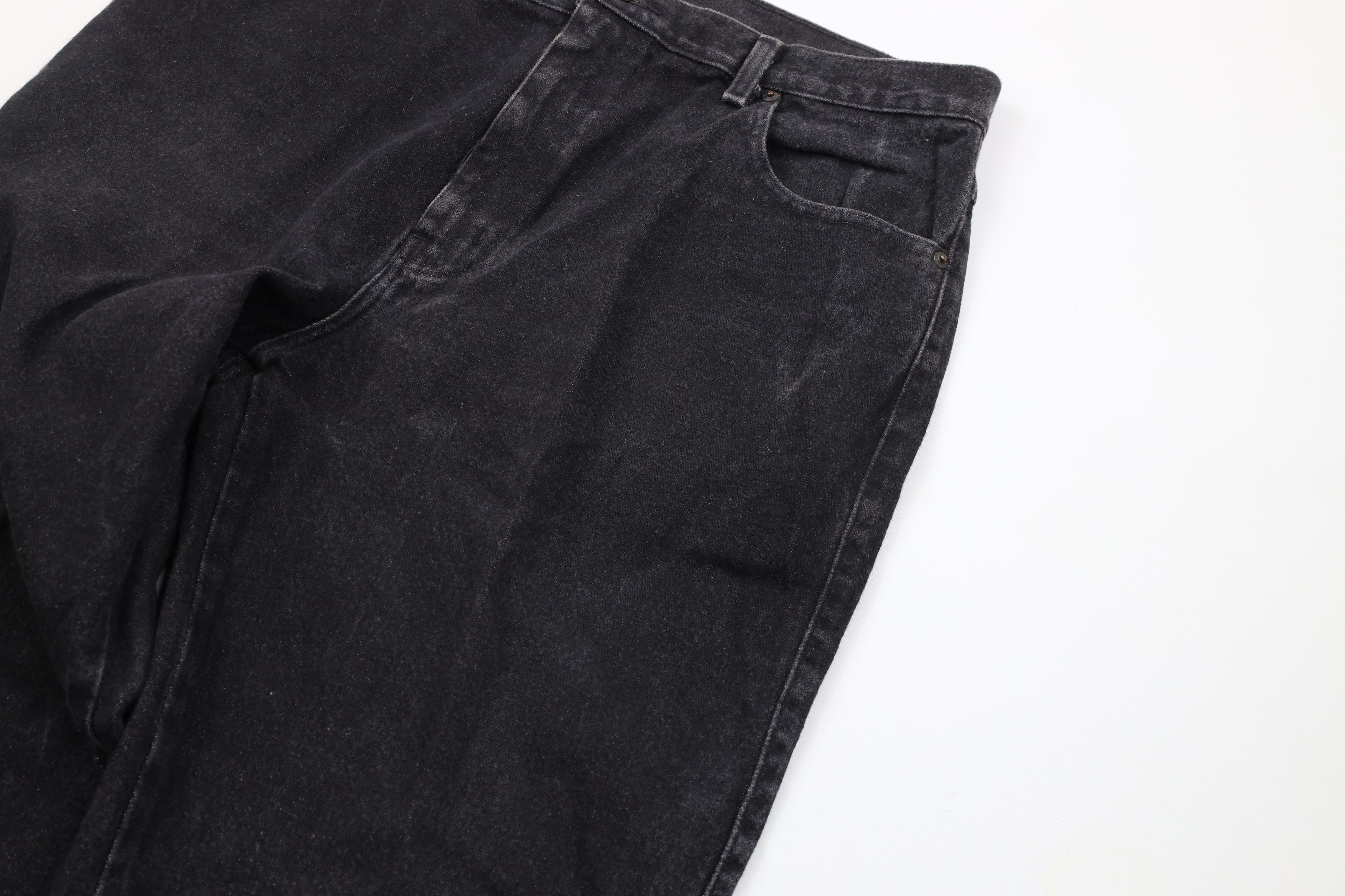 Vintage Vintage 90s Streetwear Relaxed Fit Tapered Leg Denim Jeans Size US 36 / EU 52 - 5 Thumbnail