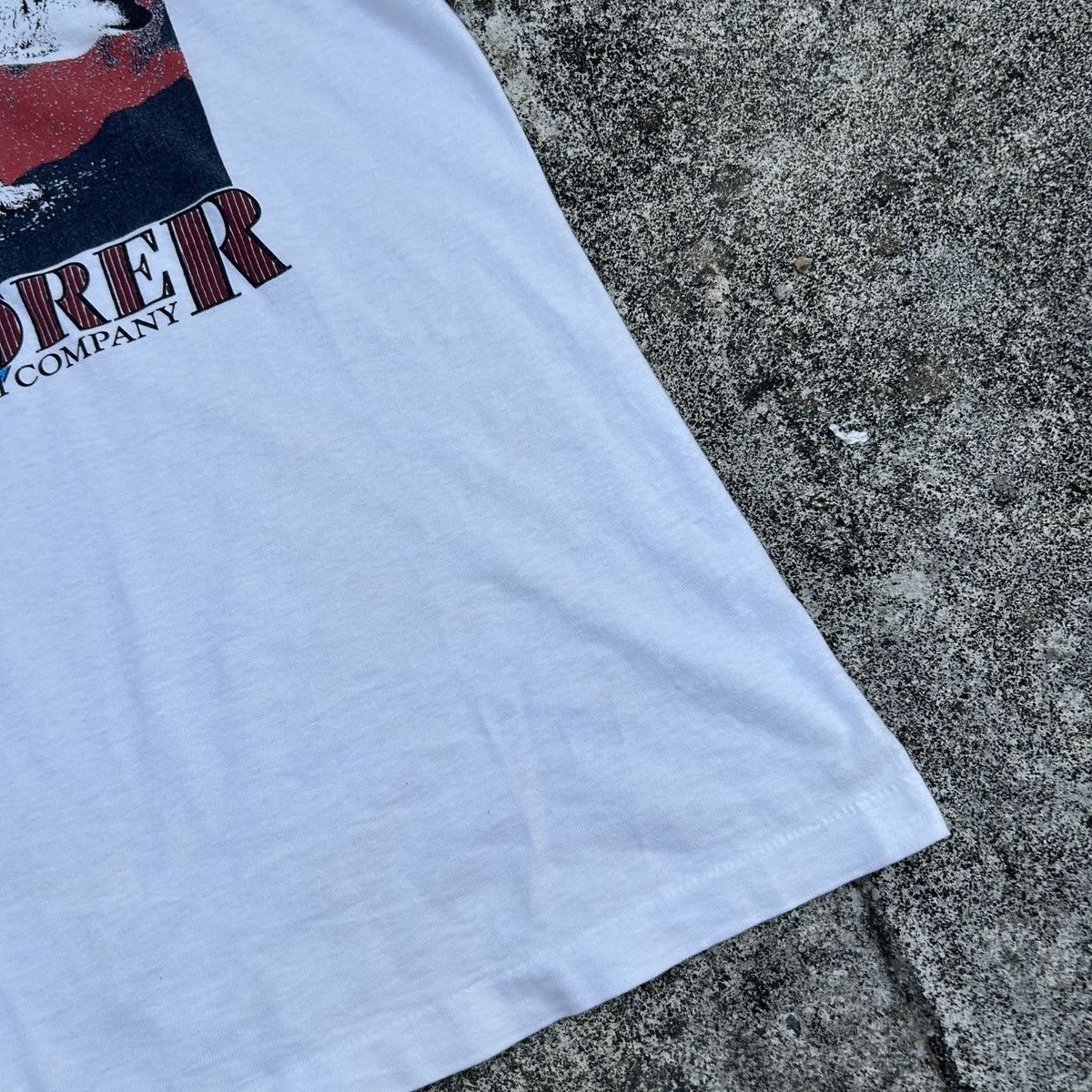 Band Tees × Other × Vintage Vintage 90s Polar Explorer Big Logo White T-shirt Size US M / EU 48-50 / 2 - 8 Thumbnail