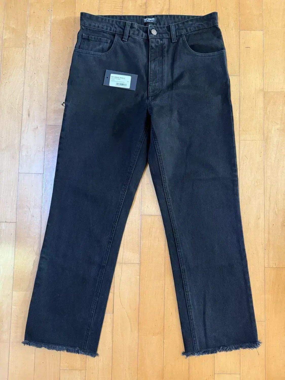 Raf Simons Raf Simons Cropped Denim Pants With Zipped Pocket Size US 32 / EU 48 - 2 Thumbnail