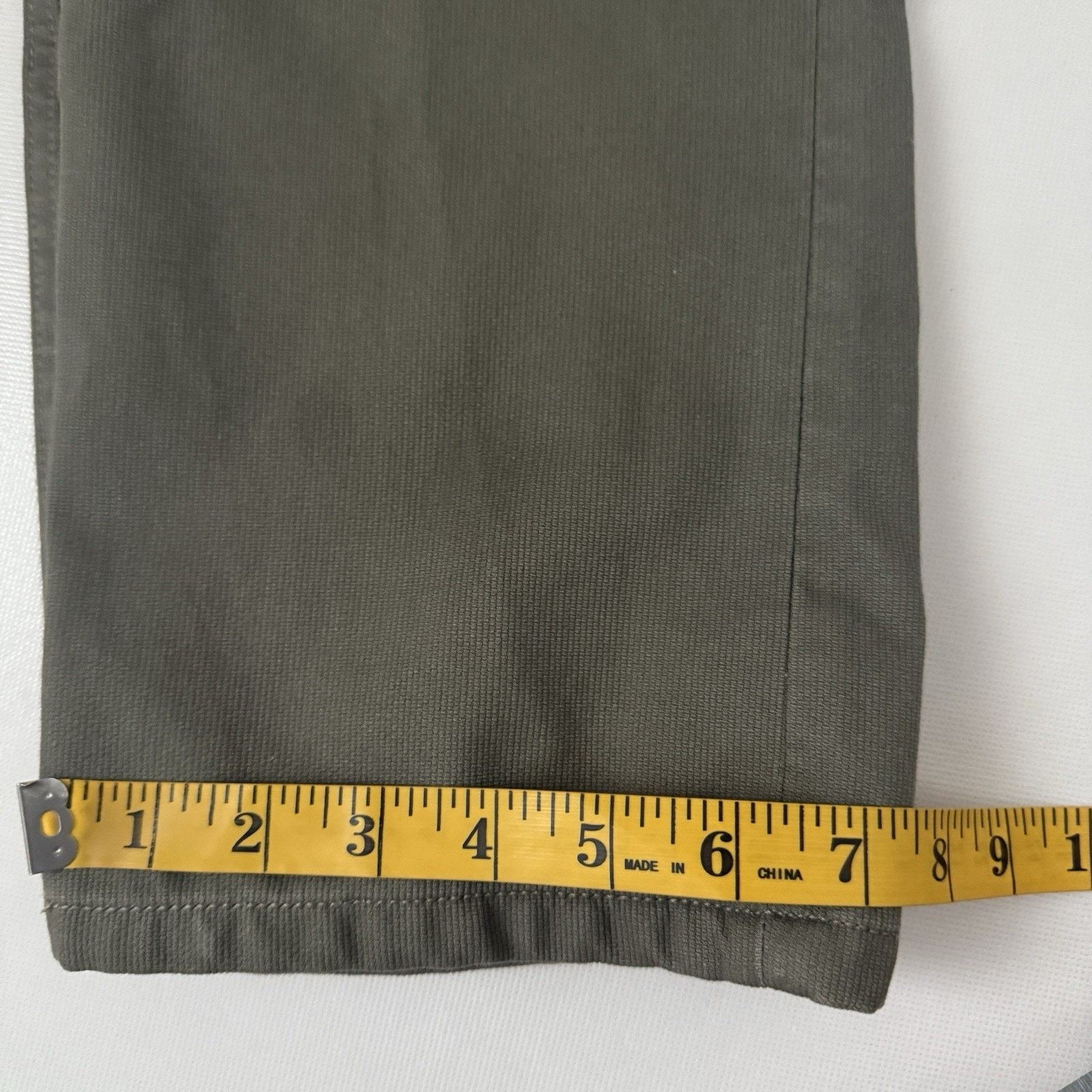J.Crew J.Crew Sutton Olive Bedford Cord Gingham Flannel Lined Pants Size US 34 / EU 50 - 9 Thumbnail