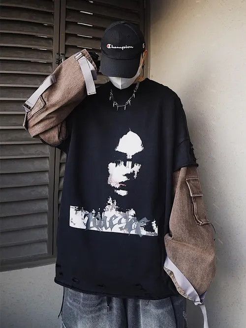 Other FACE Graphic Oversized Double Sided Sweatshirt Size US M / EU 48-50 / 2 - 7 Thumbnail