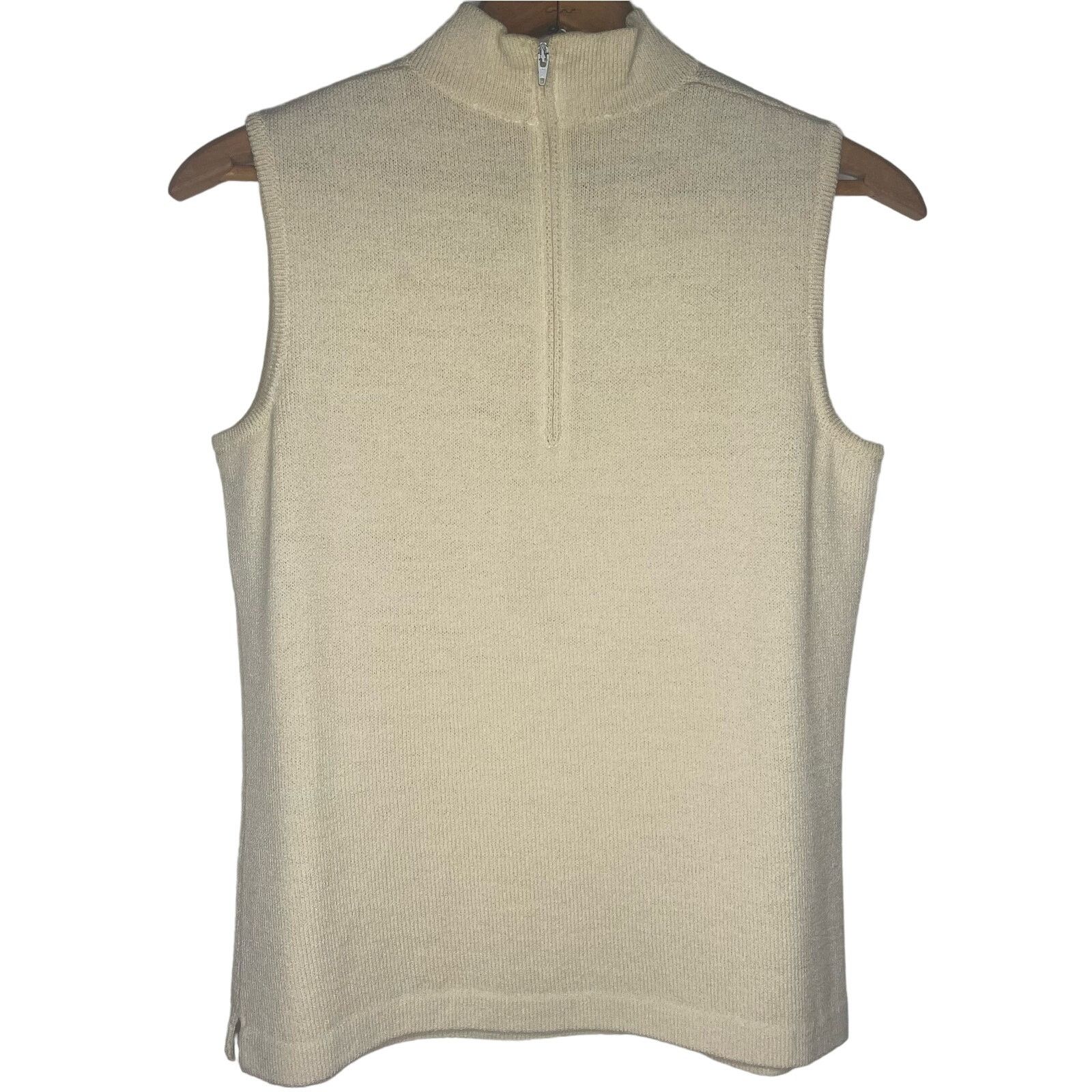 St. John ST JOHN Knit Mock Neck Tank Size S / US 4 / IT 40 - 3 Thumbnail