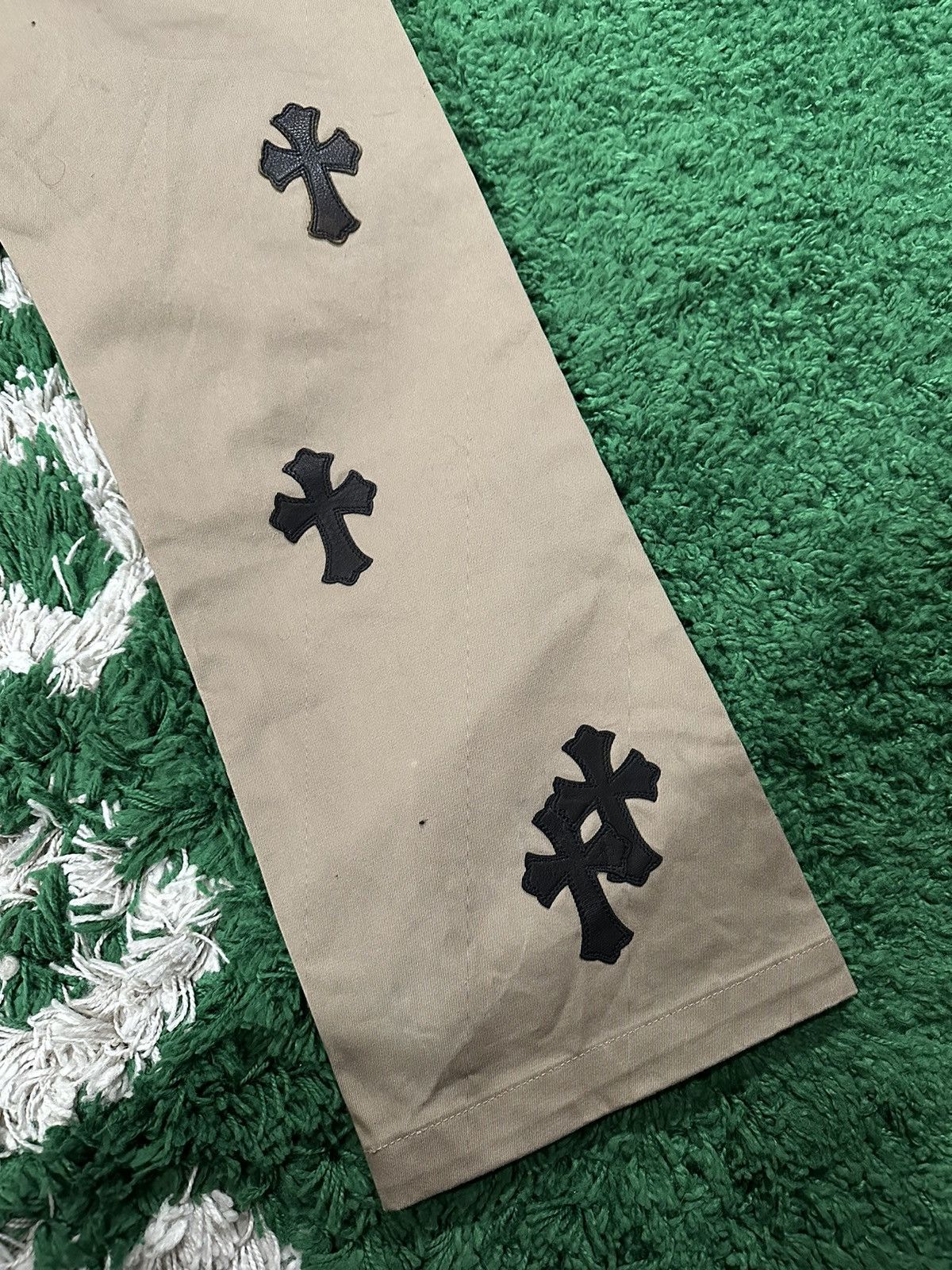 Chrome Hearts Chrome Hearts 40 Patch Tan Chino Pants Size US 34 / EU 50 - 8 Thumbnail