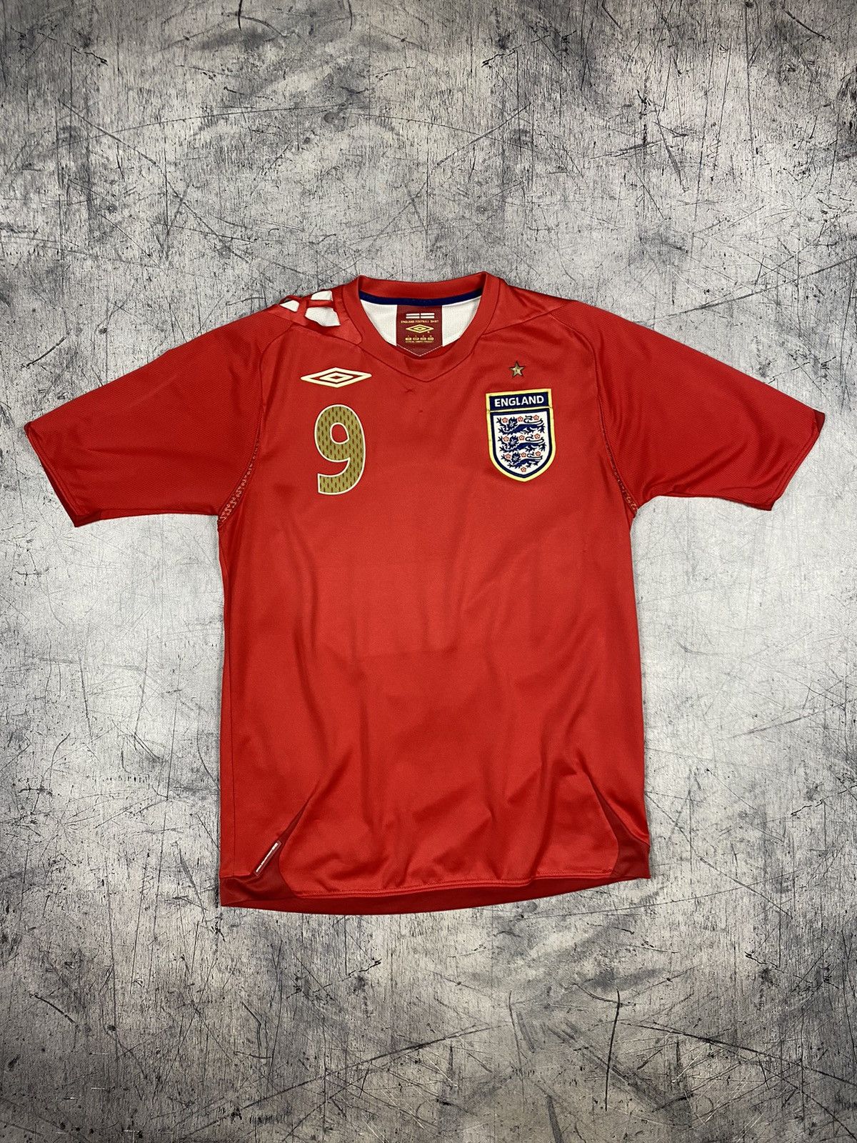 Umbro × Vintage Vintage Umbro England Rooney 9 Soccer Jersey Tee T Shirt Size US S / EU 44-46 / 1 - 2 Thumbnail