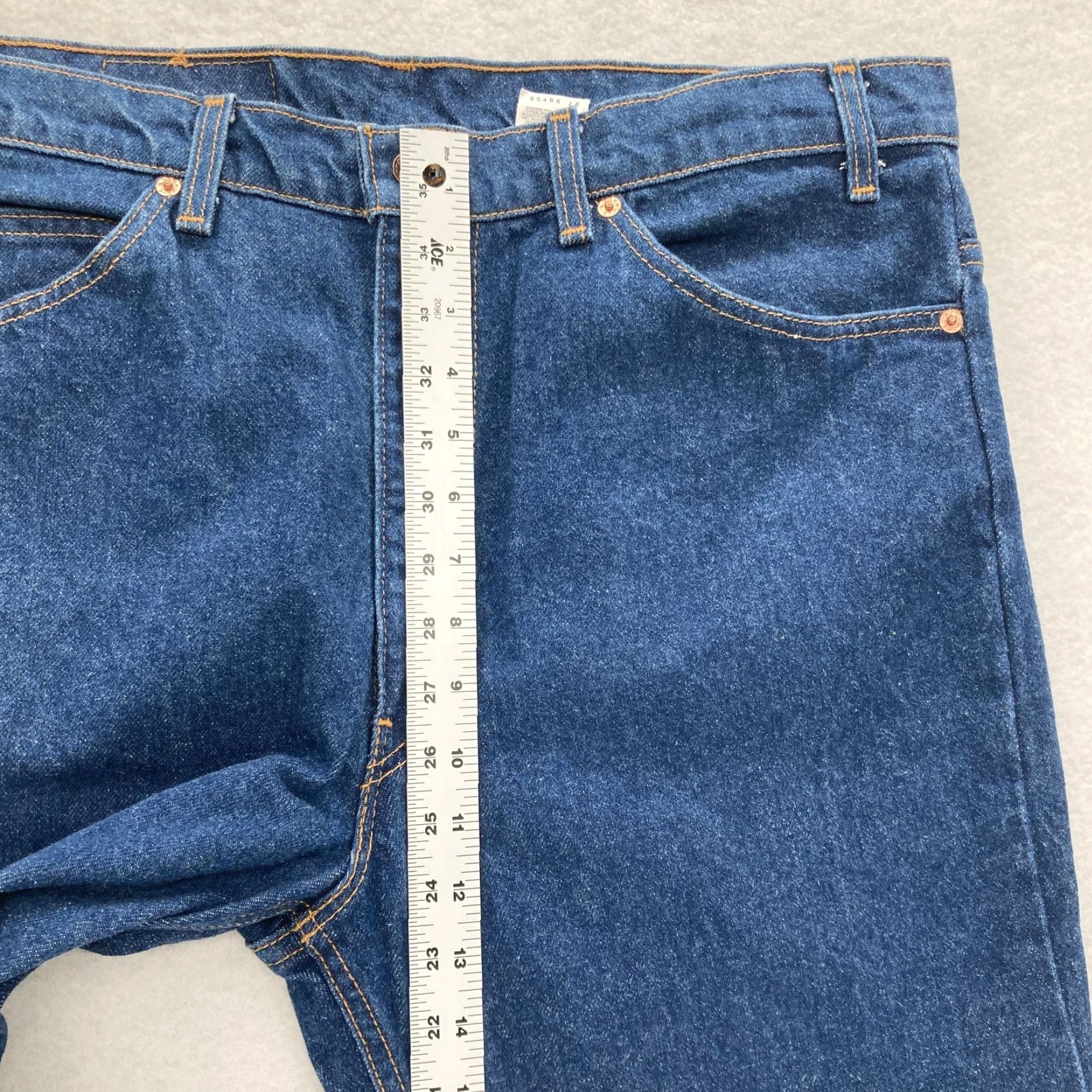 Levi's VINTAGE Levis 517 Jeans Mens 38x32 Blue Denim Bootcut Made in USA Orange Tab 90s Size US 38 / EU 54 - 7 Thumbnail