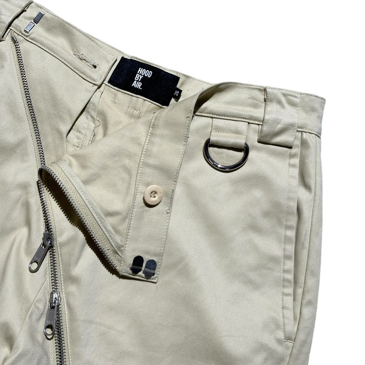 Hood By Air Double zip asymmetric shorts Size US 28 / EU 44 - 3 Thumbnail