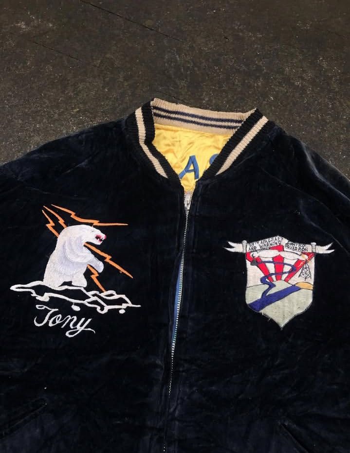Toyo Enterprises Alaska Toyo Enterprise Sukajan Reversible Velvet Jacket Size US XL / EU 56 / 4 - 2 Thumbnail