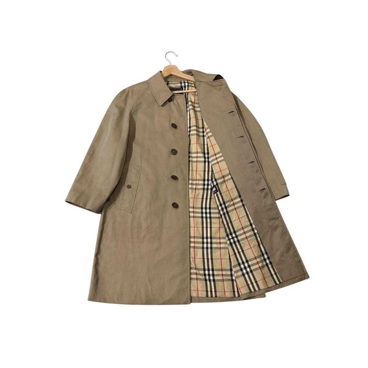 Burberry Vintage Burberry Novacheck Overcoat Jacket Size US M / EU 48-50 / 2 - 1 Thumbnail