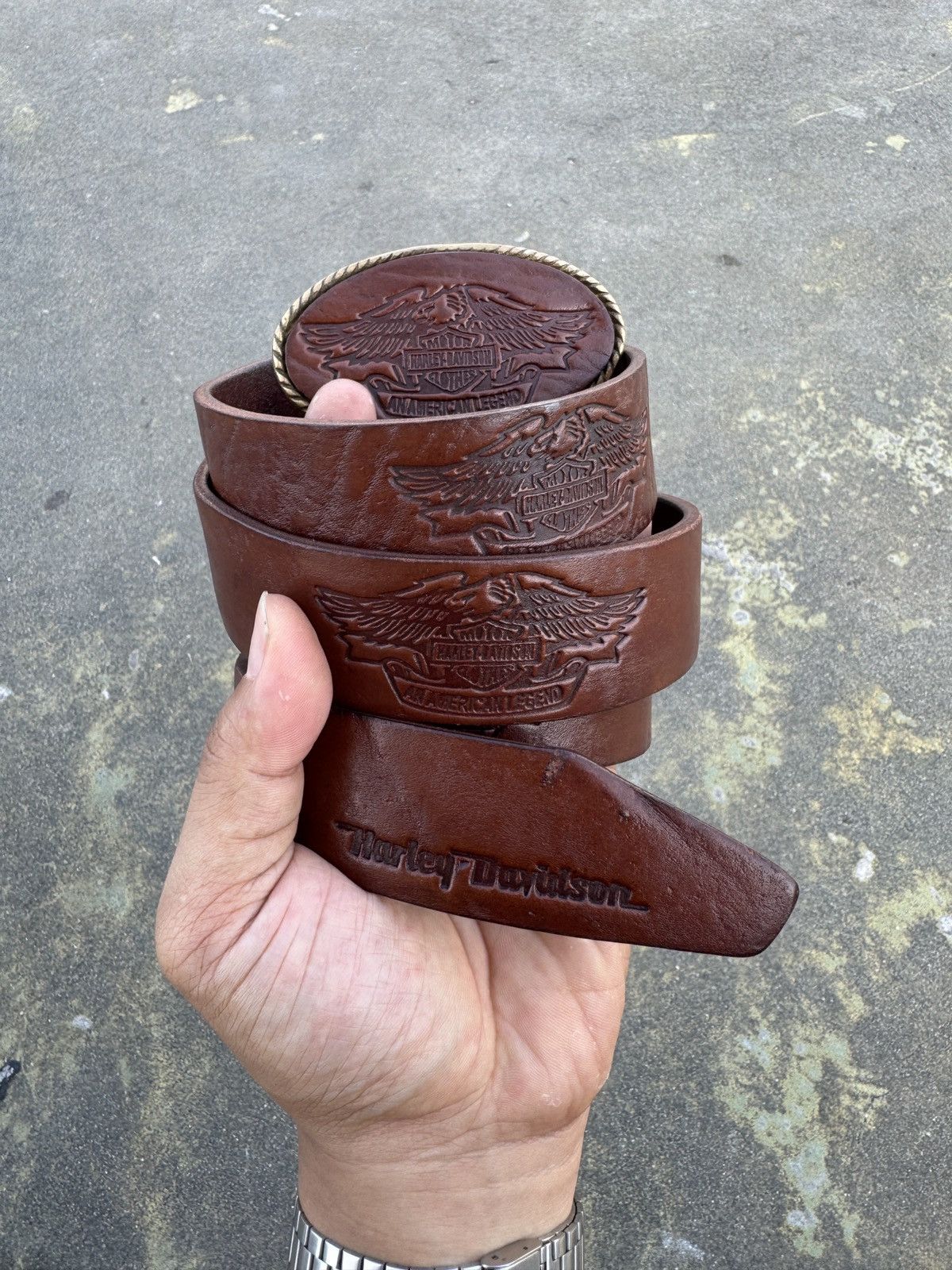 Harley Davidson Vintage Harley Davidson Belt Size ONE SIZE - 8 Thumbnail