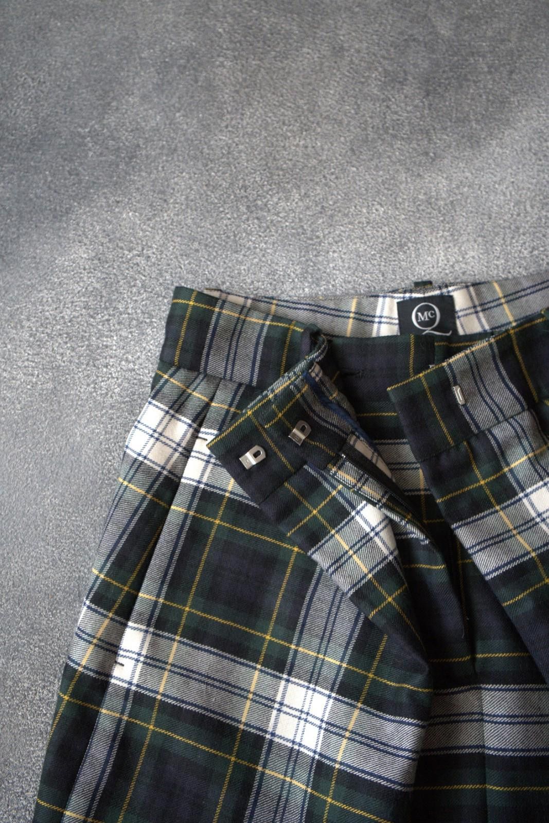 Alexander McQueen Alexander McQueen Wool Tartan Plaid Pleat Rupert Skirt Size 28" / US 6 / IT 42 - 8 Thumbnail