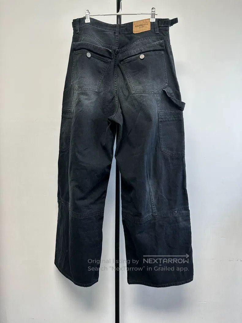 Balenciaga Balenciaga size M Labeled Casual Wide Leg Denim Pants Size US 27 - 2 Thumbnail