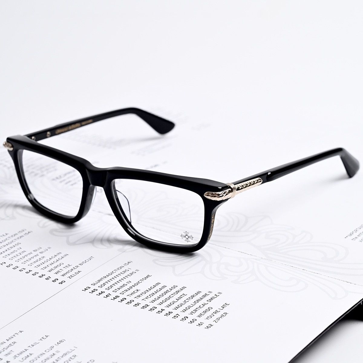 CHROME HEARTS LITTLE DINGER クリア アイウェア Chrome Hearts Little Dinger in Black for Men | Lyst