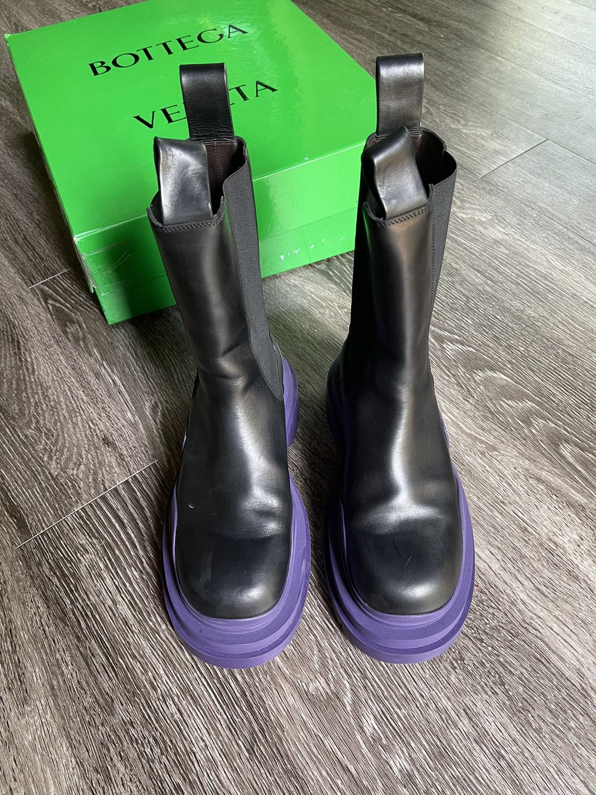 Bottega Veneta Bottega Veneta Tire Boots Purple Black Size US 9 / EU 42 - 5 Thumbnail